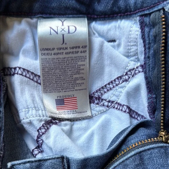 NYDJ Billie Mini Boot Cut Jeans in Deep Blue - Picture 8 of 8